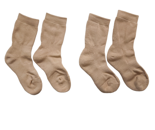 2 pairs for $12 Tan Dance Sockz dance socks